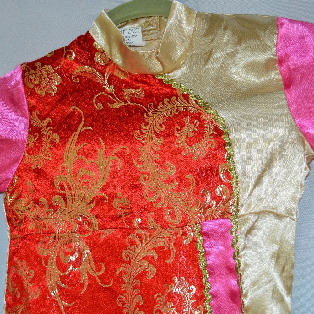 Asian Kimono Geisha Style Youth Costume 7/8